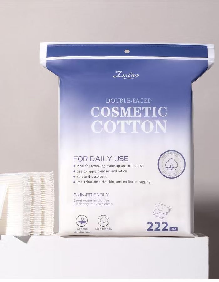 Double-Faced Cosmetic Cotton Pad