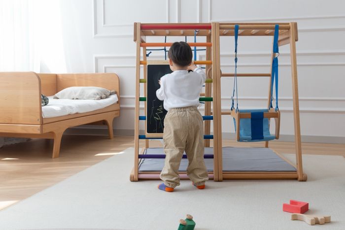 Preorder:Baby swing blue
