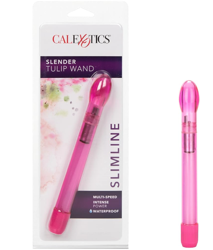 CalExotics Slender Tulip Wand Massager, Magenta