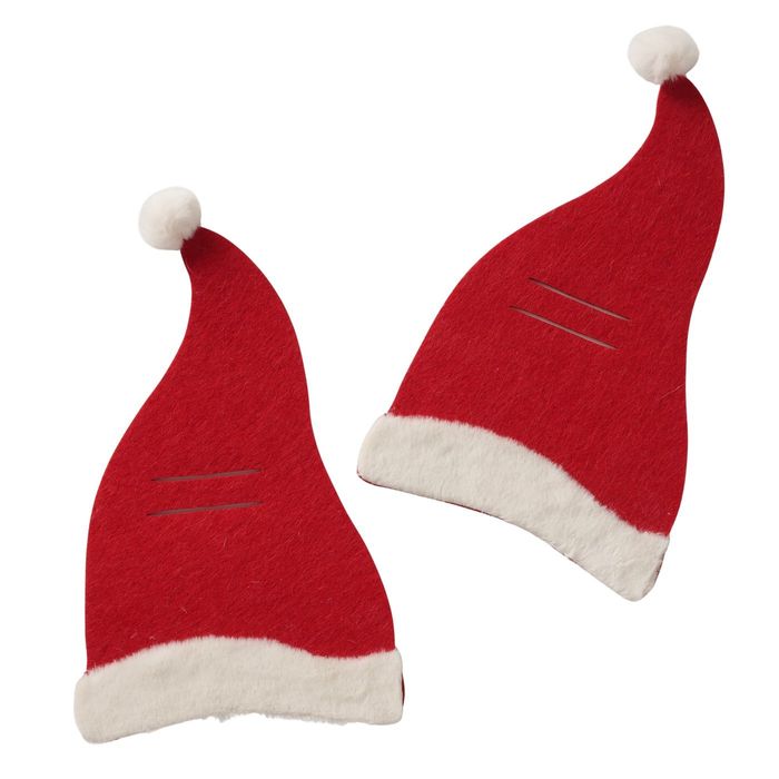 Cutlery pocket Santa 1set