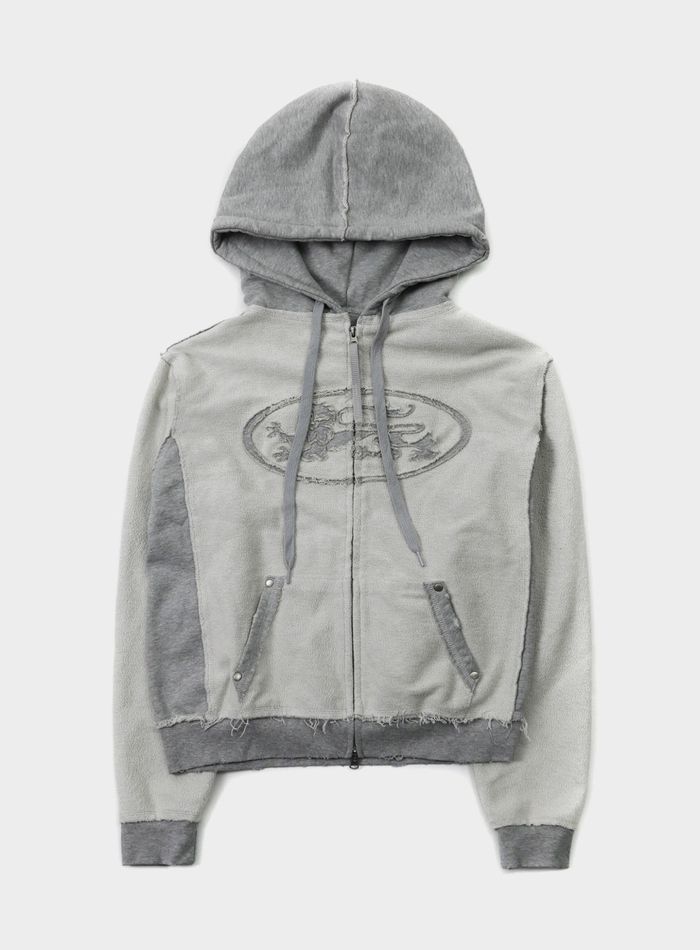 Mystic Capsule Hooded Zip-Up - Inside Out Gray