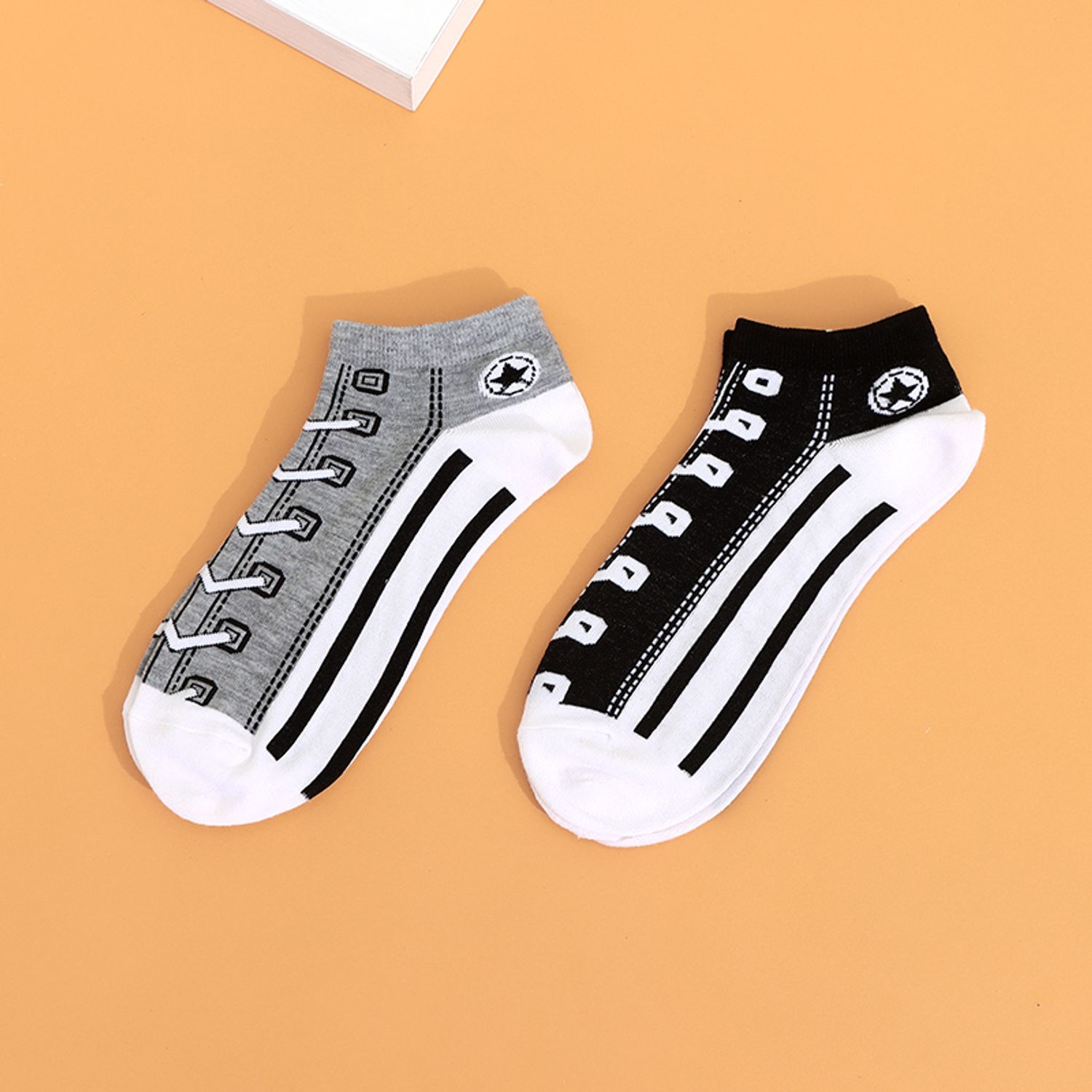 Cool Sneakers-look Socks for Men(2 Pairs/Set)