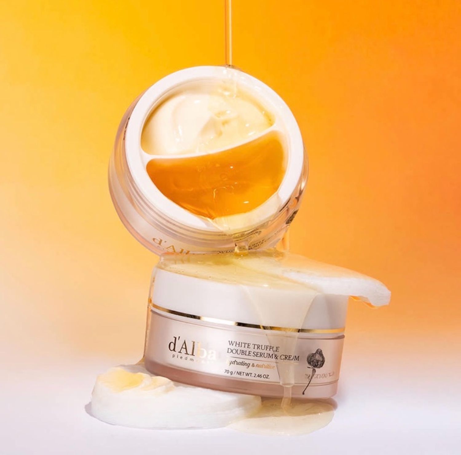 d’ALBA WHITE TRUFFLE DOUBLE SERUM & CREAM 
