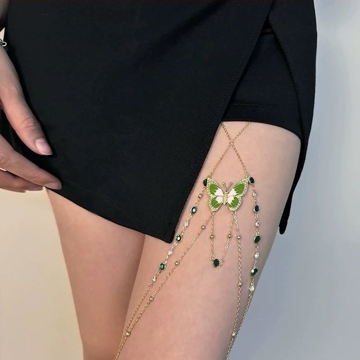 Гуяны чокер ногоон шигтгээтэй