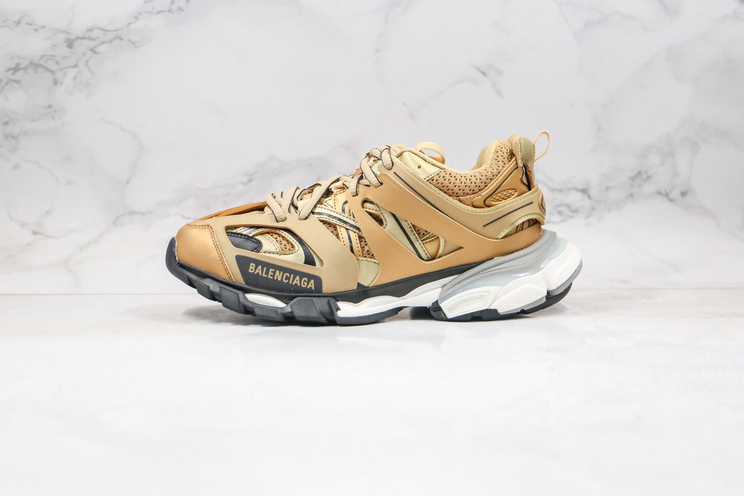 Balenciaga Track Trainer Gold