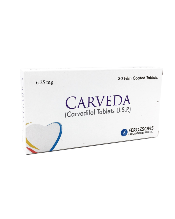 Карведа 6.25мг №30