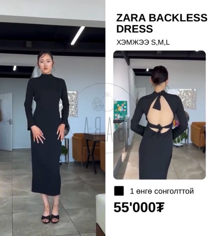 Zara backless