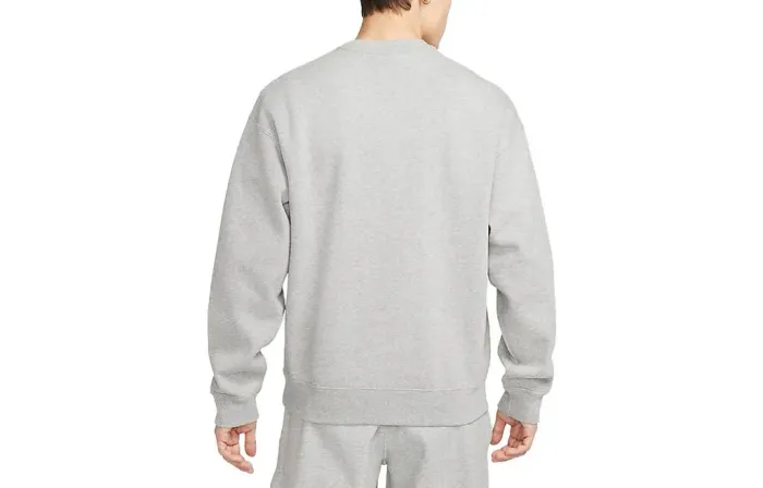 Nike Lab Swoosh Fleece Crewneck 'Grey