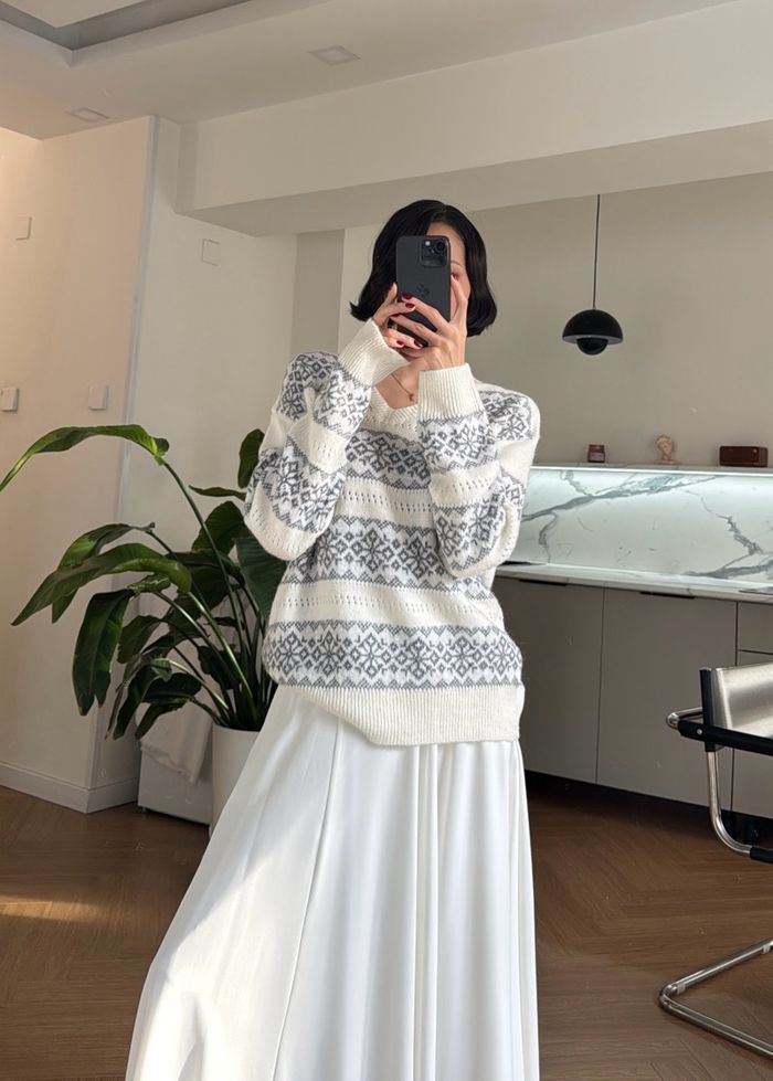 Retro Knit Sweater