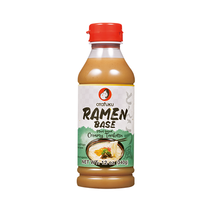 Нэмэлт амтлагч багатай гахайн ясны өтгөн шөл/Plant based creamy Tonkatsu-340gr