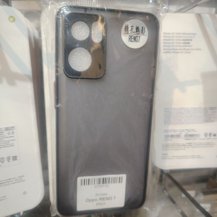 Oppo Reno 7 Хагас Тунгалаг Хар Кэйс 