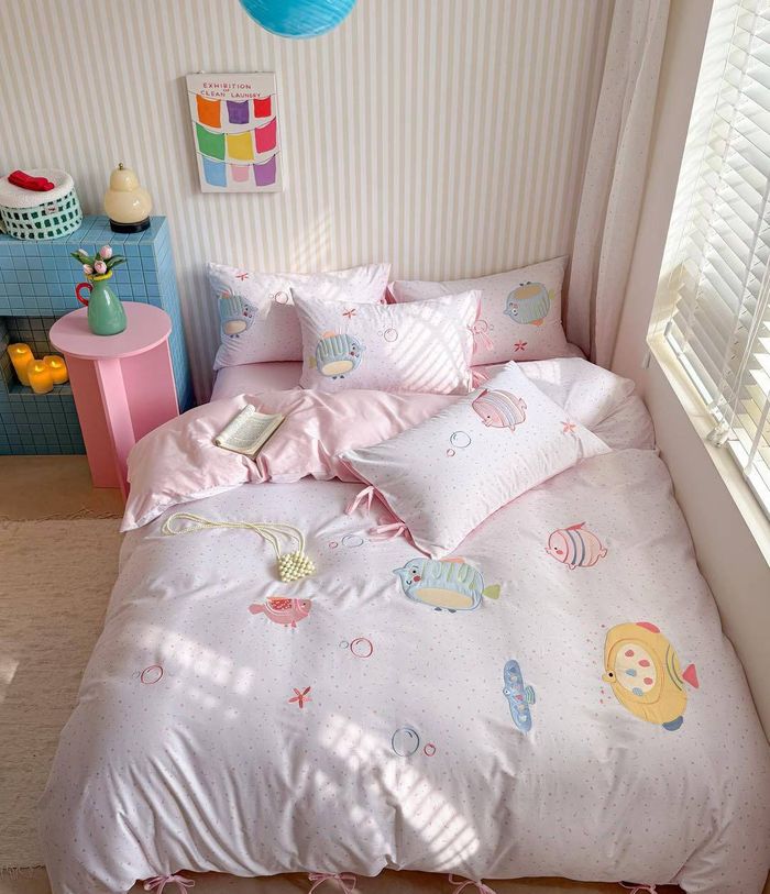 Зөөлөн сатин цэвэр даавуун материалтай 4 хос