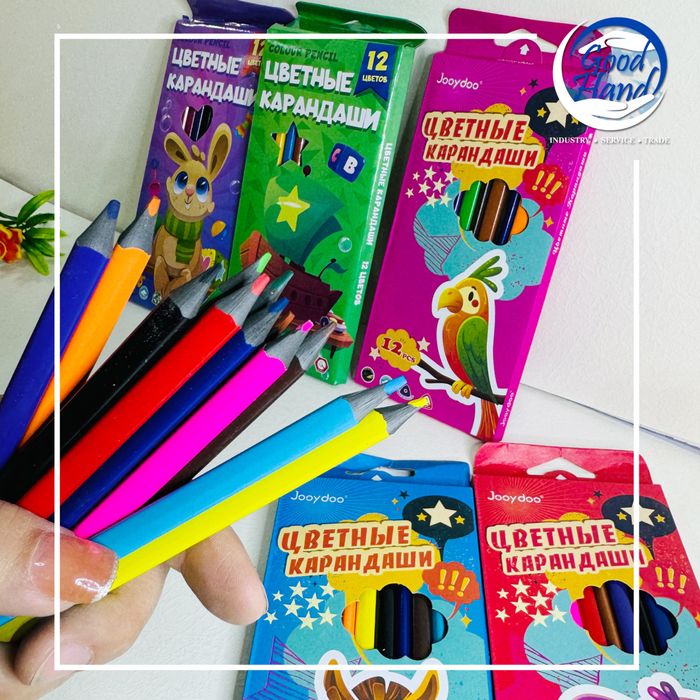 Өнгийн харандаа /хямд/-12 өнгөтэй