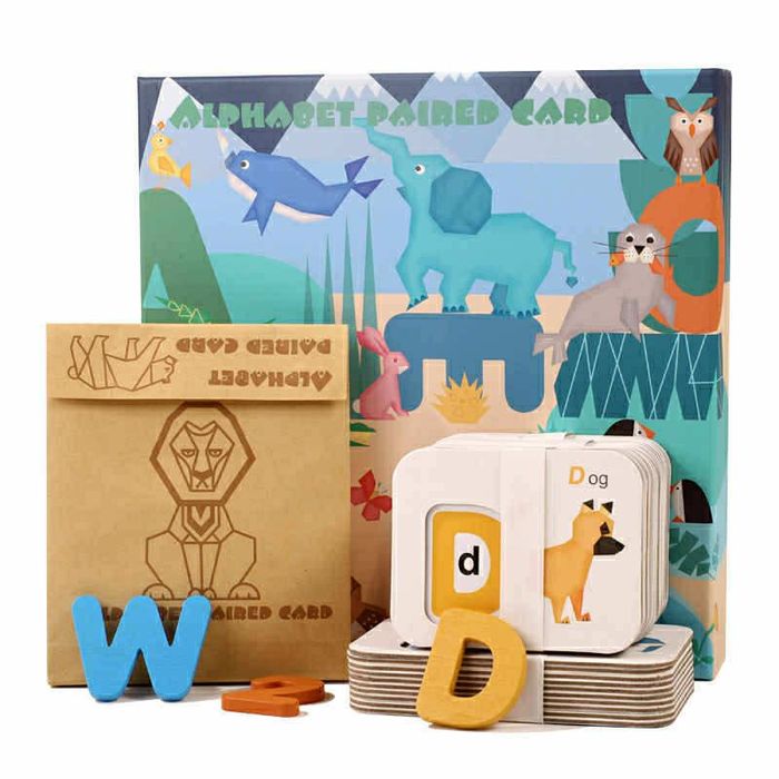 Alphabet paired card