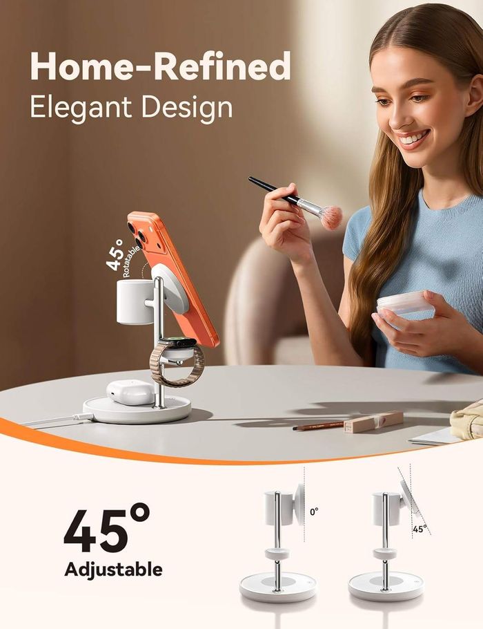 JR-W23 Qi2 4-in-1 Wireless Charger