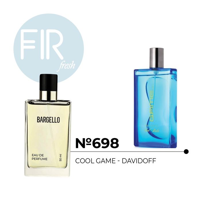 №698 for man 50 ml /Cool Game - Davidoff /