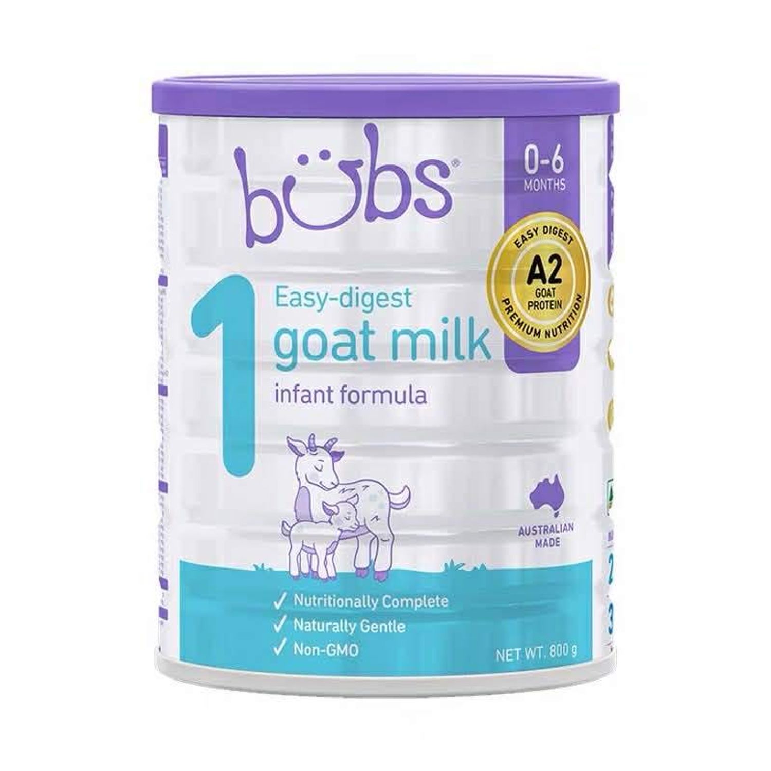 Bubs easy digest goat milk stage1 0-6сар