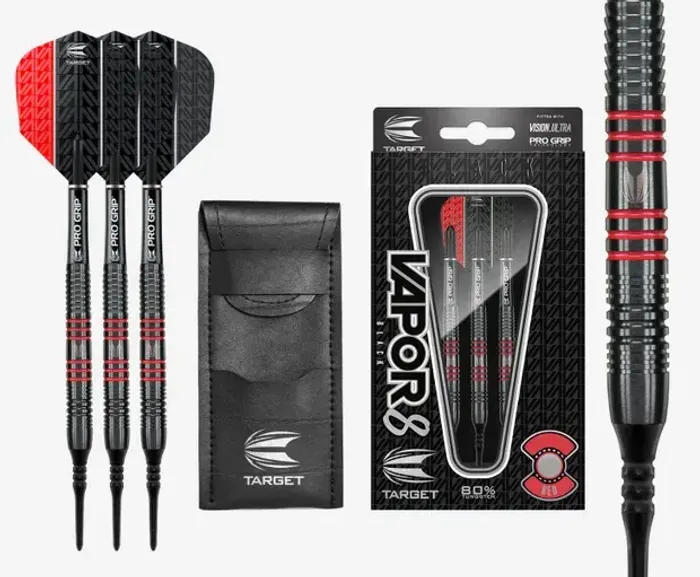 Target Vapor8 Black - Red Soft tip