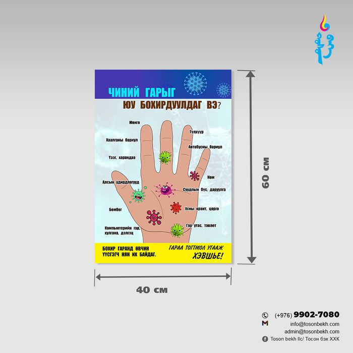 Чиний гарыг юу бохирдуулдаг вэ?