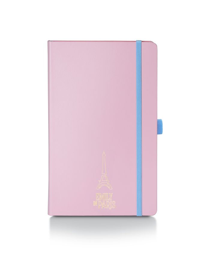 NOTEBOOK SHEAFFER EIP MEDIUM HARD COVER 90GSM INK FRIENDLY PAPER WITH EMBOSSED EIFFEL TOWER PINK