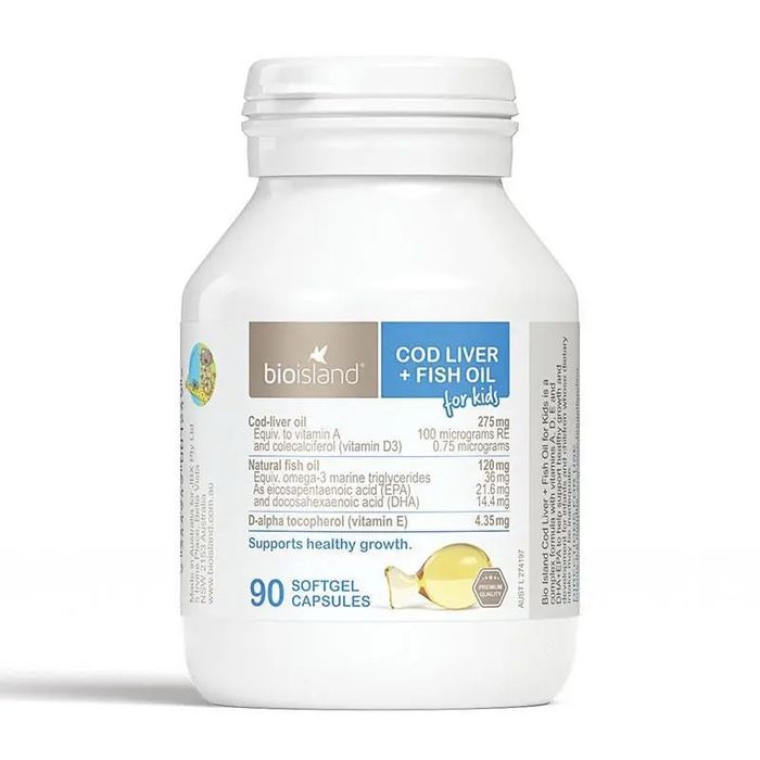 Bio Island Cod Liver + Fish Oil 