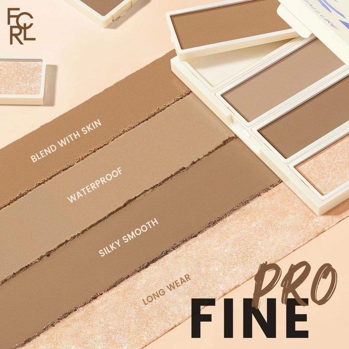 Soft pigment contour highlight