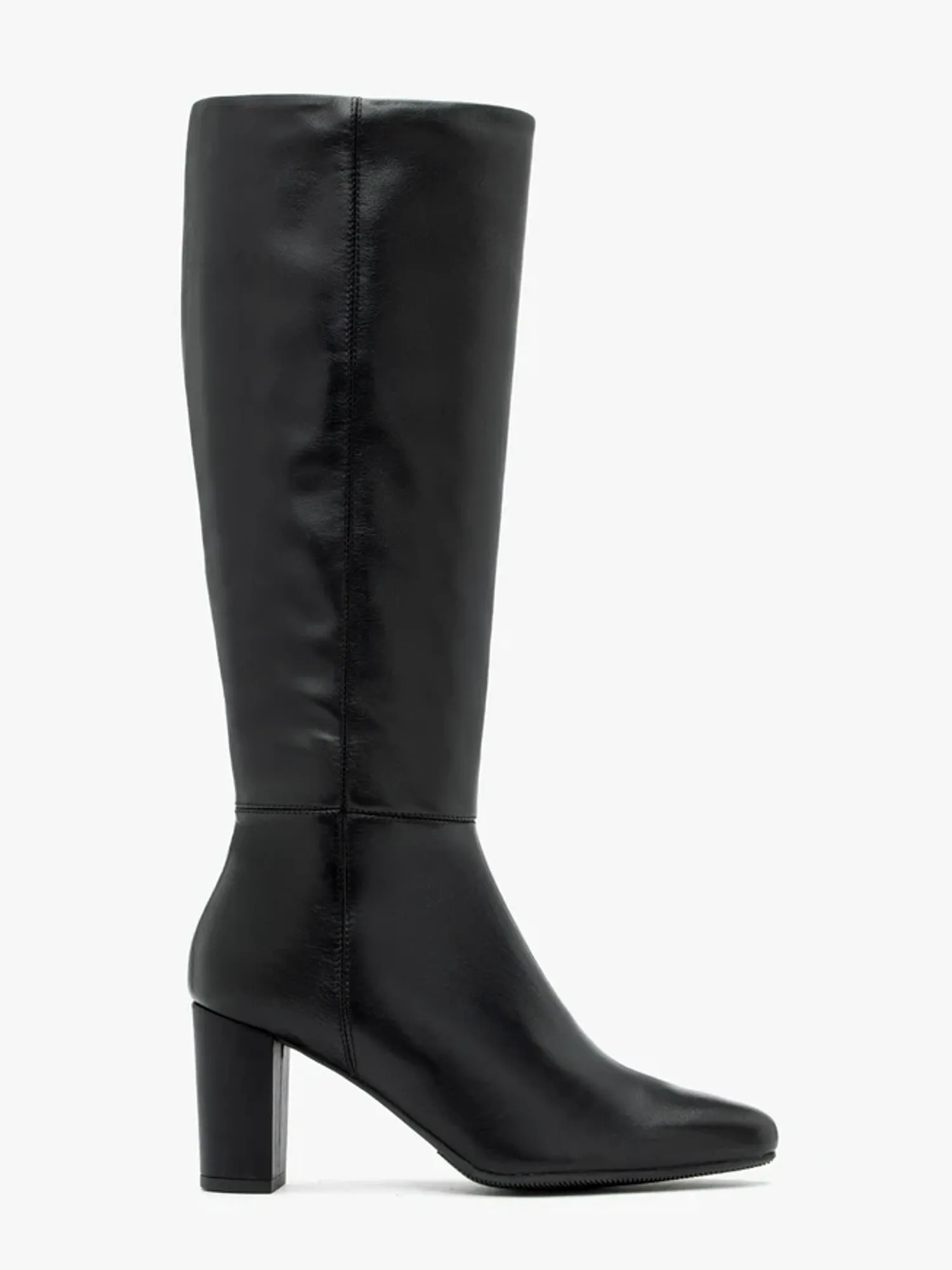 Black Leather Women’s Knee Boots