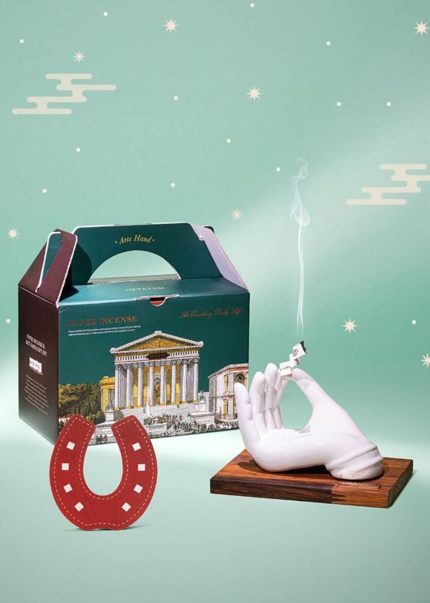 Paper Incense & Hand Objet Gift SET