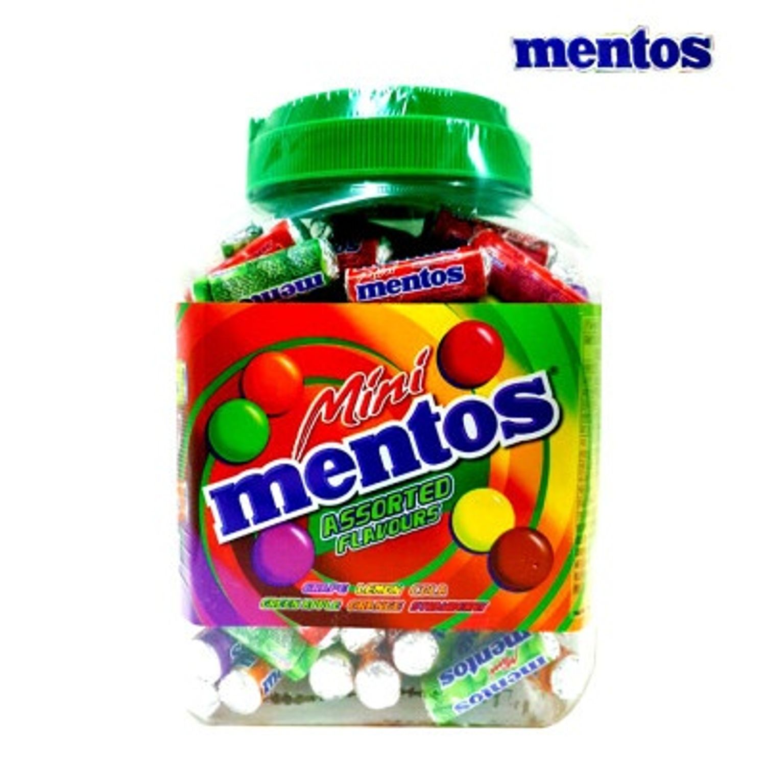 Mentos Mini assorted friut mix candy rolls 170ш