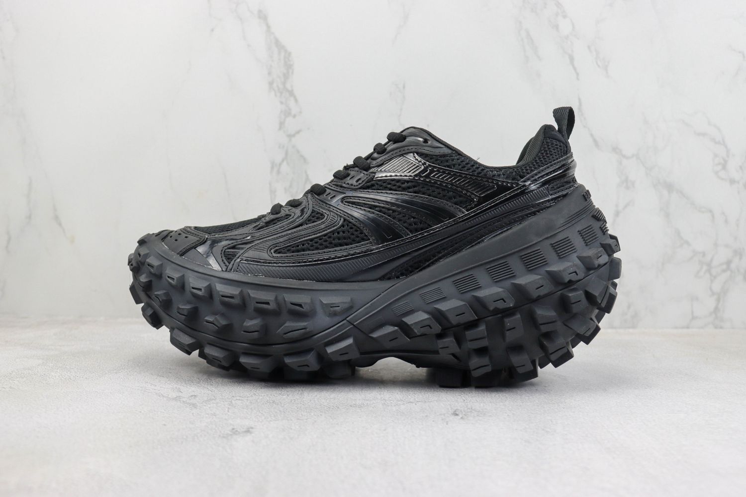 BALENCIAGA Defender Rubber Platform Sneakers