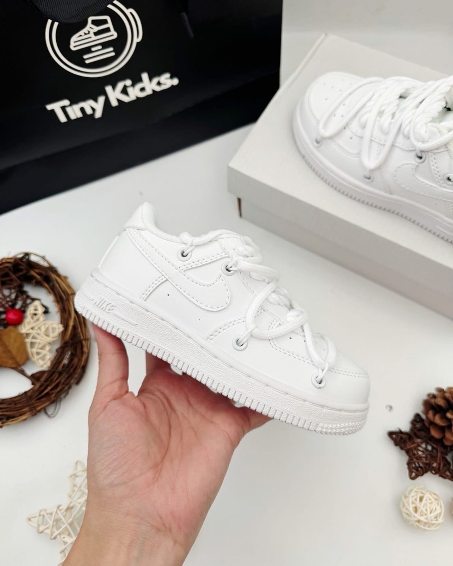 Air Force 1 Low Custom Triple White