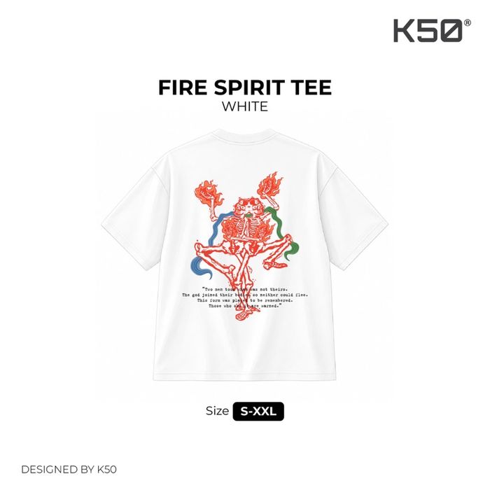 Fire Spirit Tee / White
