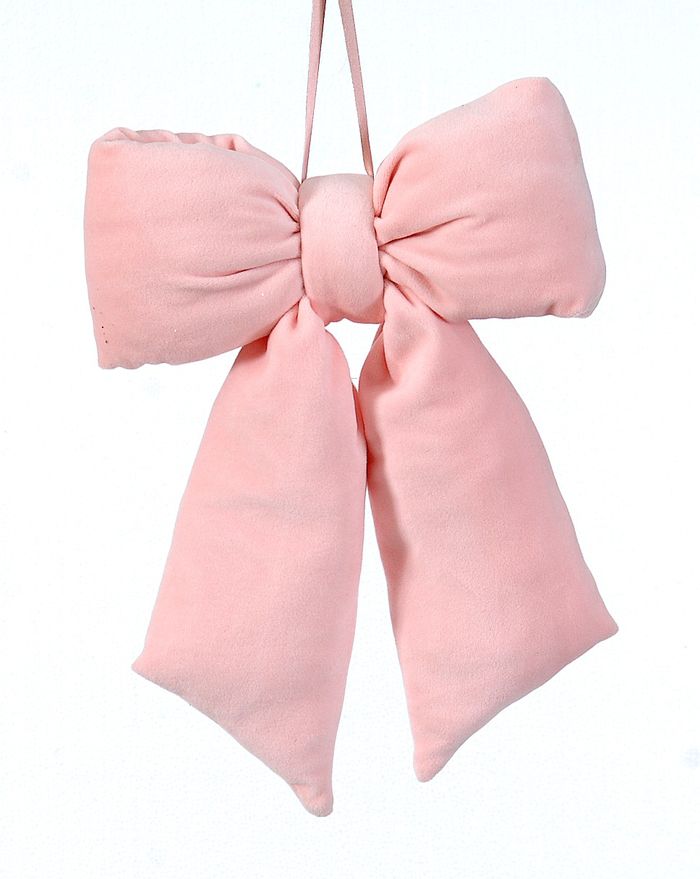 Velvet pink bow
