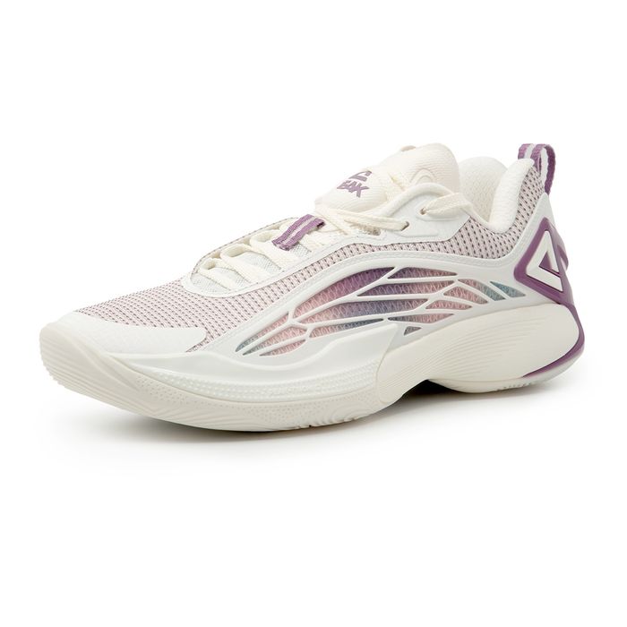 jose alvarado white purple basketball shoes