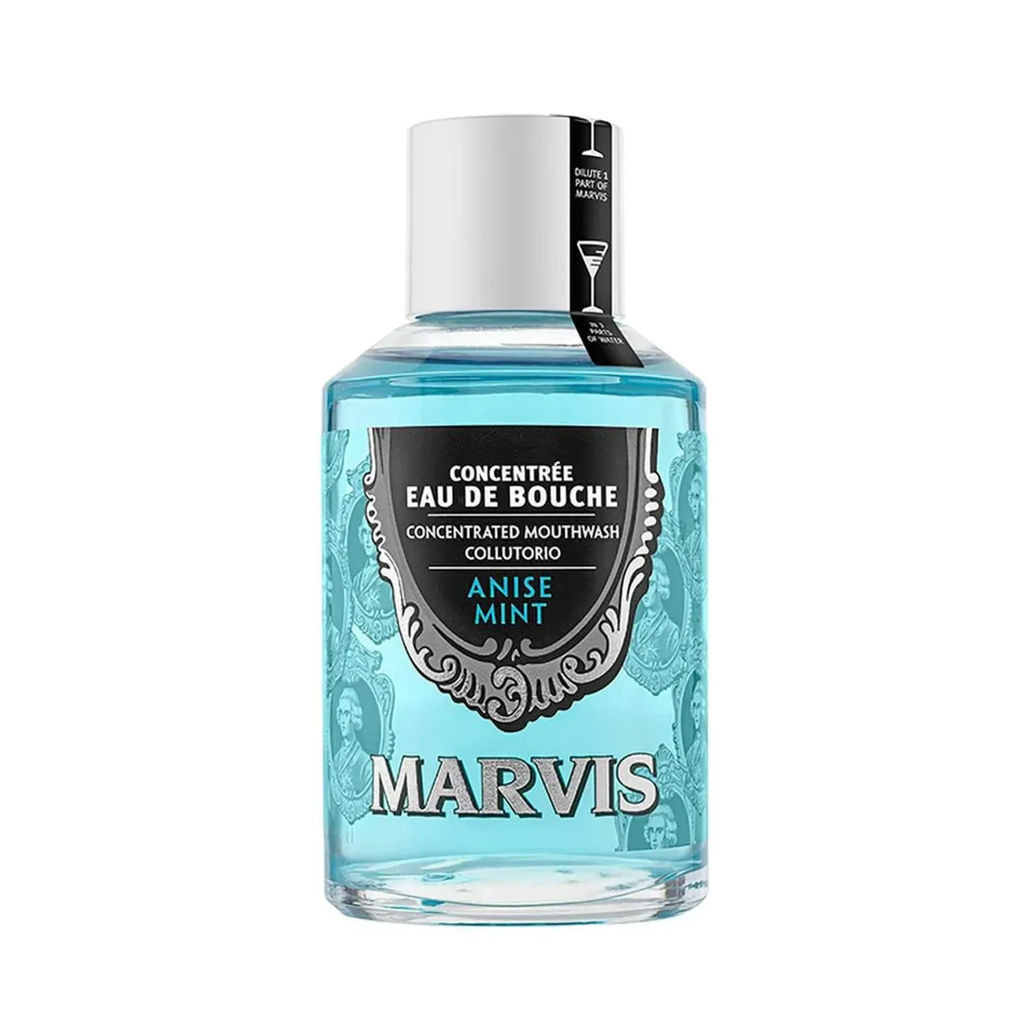 Marvis mouthwash anise mint 120ml X6 / 1589 /