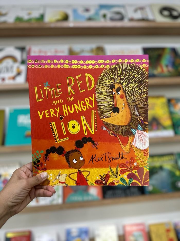 Little red and very hungry lion