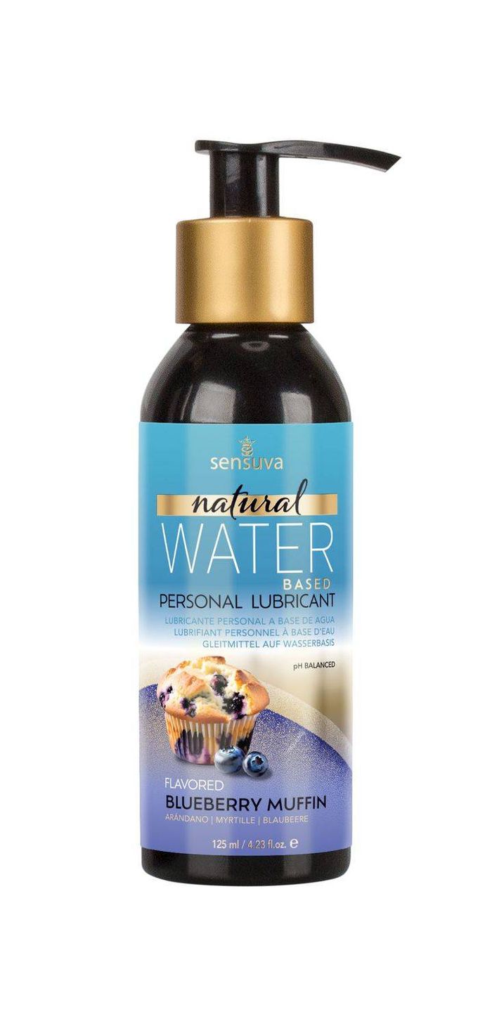 Natural Water-Based Personal Lubricant - Blueberry muffin
