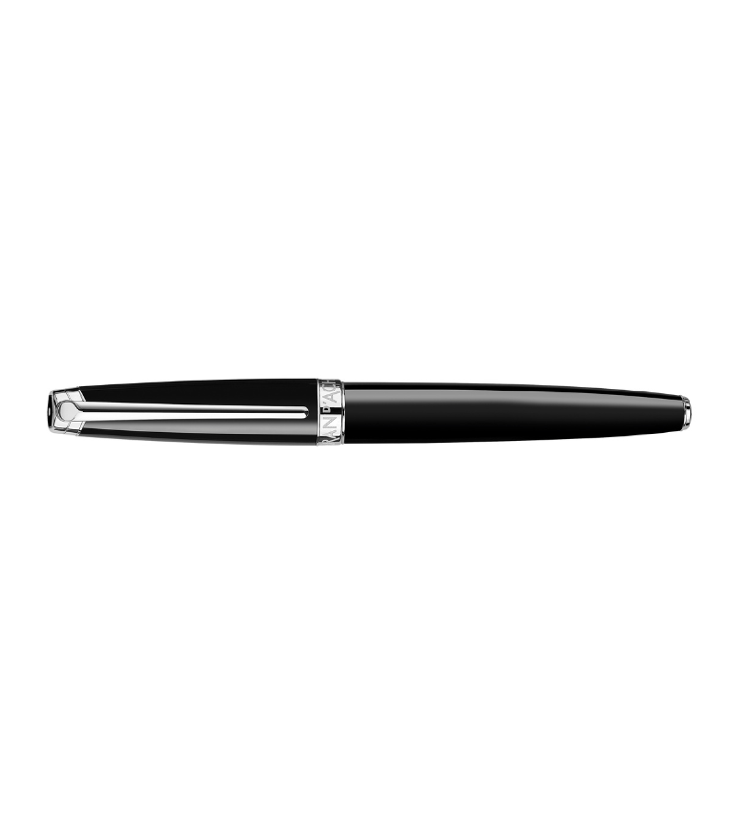 Caran d'Ache LÉMAN™ EBONY BLACK Silver Rhodium-plated Rollerball pen 