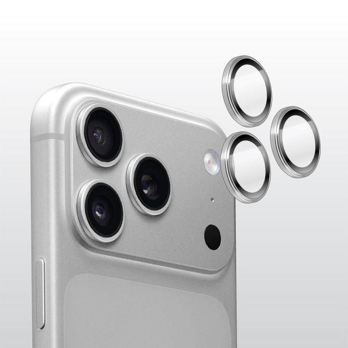 17 Pro/ Pro Max Aluminium camera ring  Silver