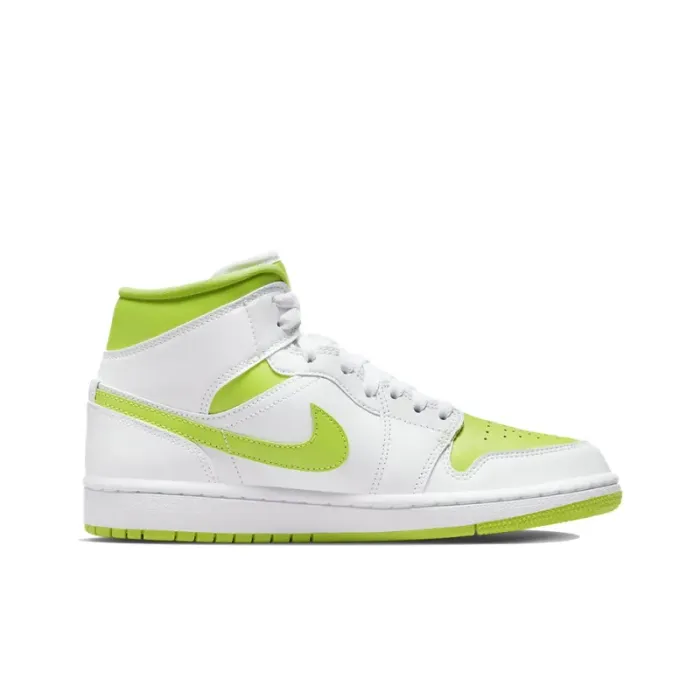 Jordan 1 Mid White Lime 