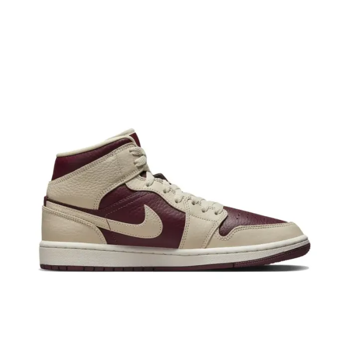 Jordan 1 Mid SE Split Beach Cherrywood Red 