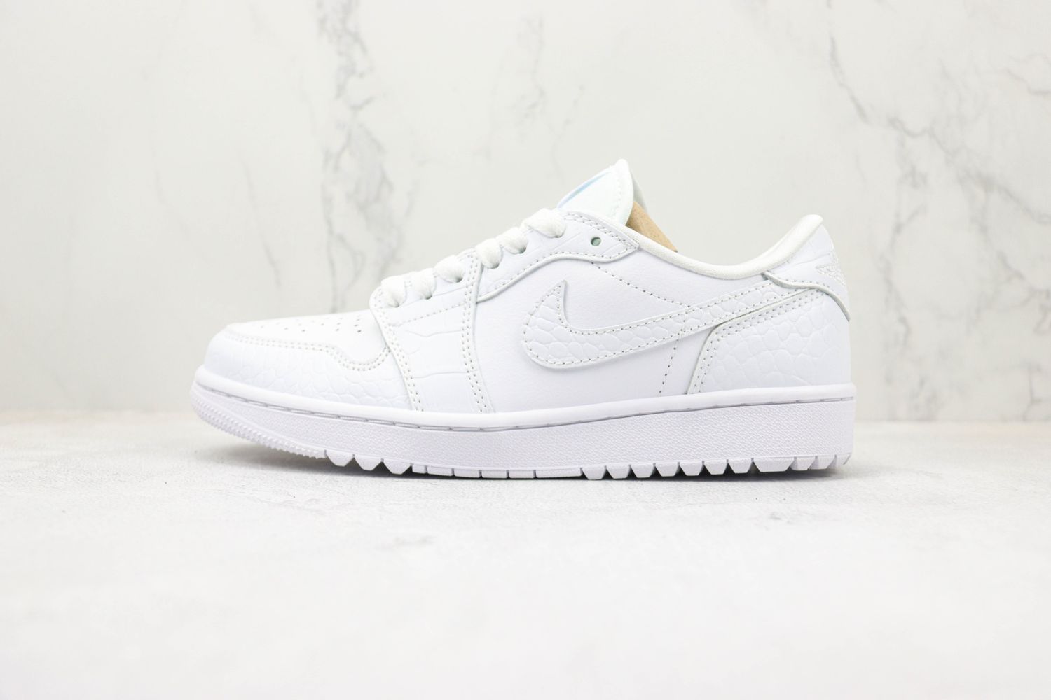 Jordan 1 Retro Low Golf White Croc