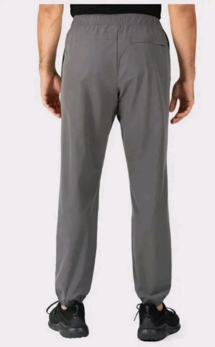 Soybu Men’s Woven Jogger Pants, Gray, Size S