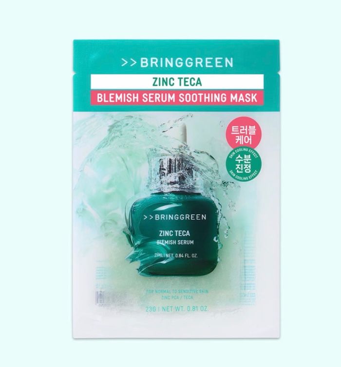 BRINGGREEN ZINC TECA BLEMISH SOOTHING MASK 