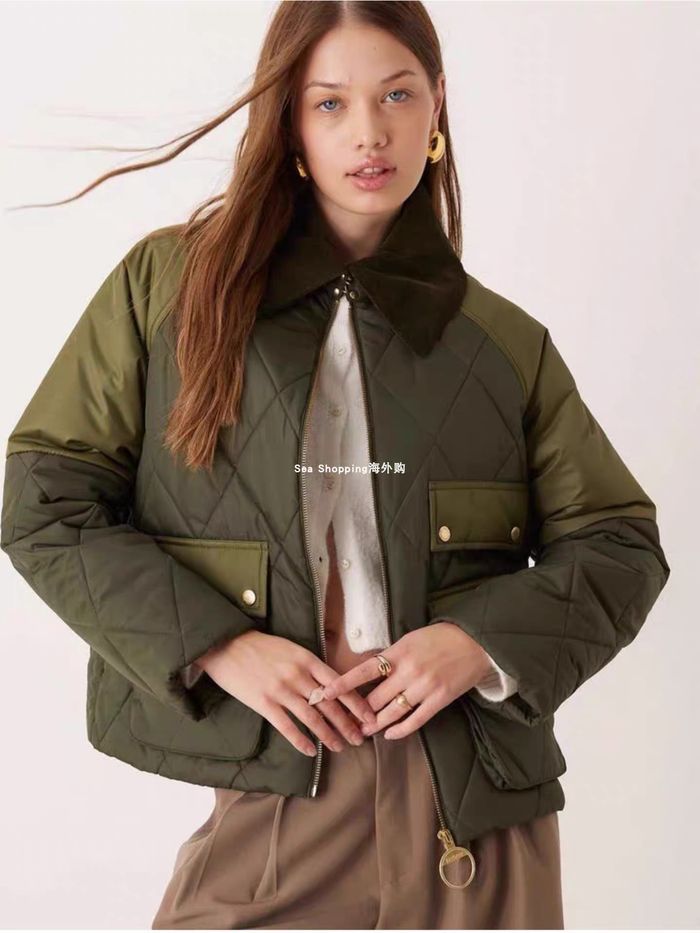 Barbour DALROY QUILT брэндийн хавар, намрын улиралд өмсөх хөнгөн ширмэл хүрэм
