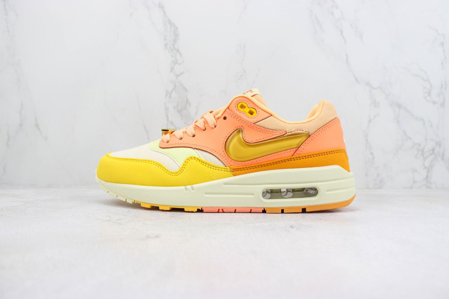 Nike Air Max 1 Puerto Rico Orange Frost Citron  Pulse Coconut Milk 