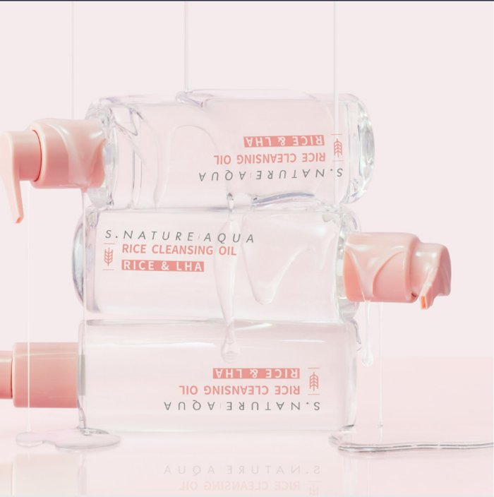 S.NATURE AQUA RICE CLEANSING OIL 