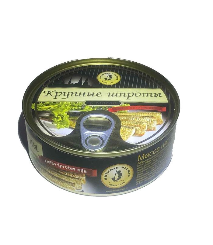 Консерв шпроны Крупные 240гр 