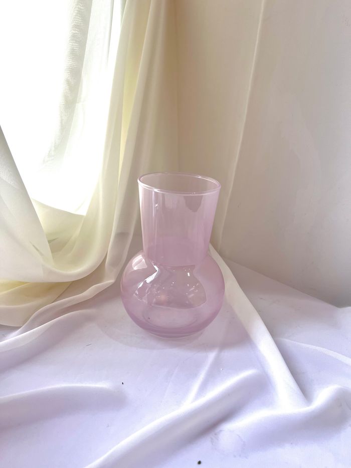 Pastel pink vase