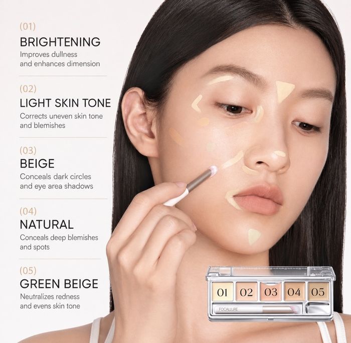 Color concealer all in palette
